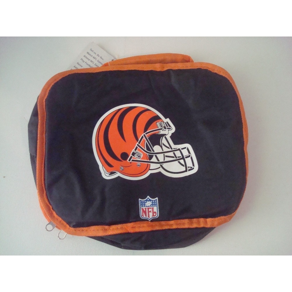 BENGALS LUNCHBOX   Game Day Purse  BAG HANDBAG‎ TOTE HAND VINTAGE BP1